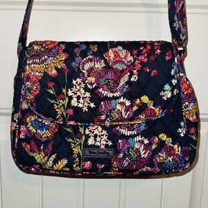 Vera Bradley Midnight Floral Crossbody Bag